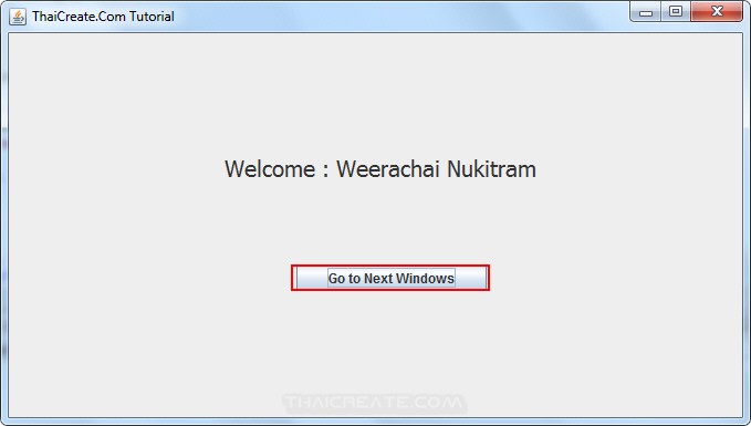 How to use : Java GUI Pass Variable / Class Between Frame