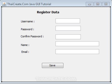 Java GUI Member Register Form and Validation Data Java GUI Member Register Form and Validation Data