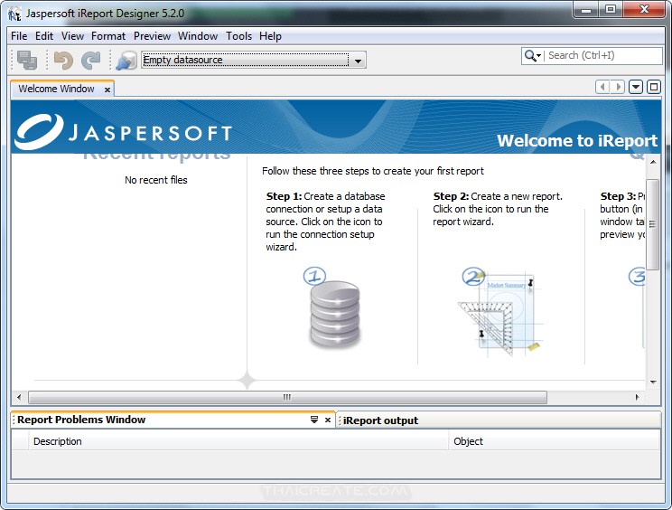 Create iReport JasperReports and Database Connection