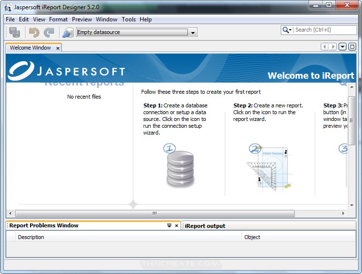 Create iReport JasperReports and Database Connection