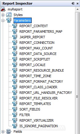 iReport Create Parameters and Pass Variable