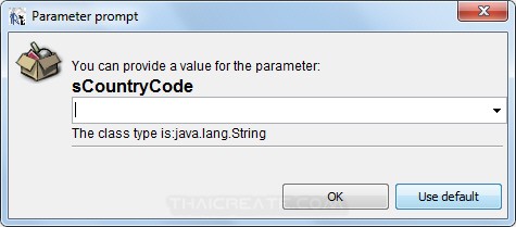 iReport Create Parameters and Pass Variable