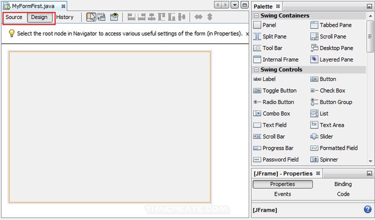 Java GUI JFrame