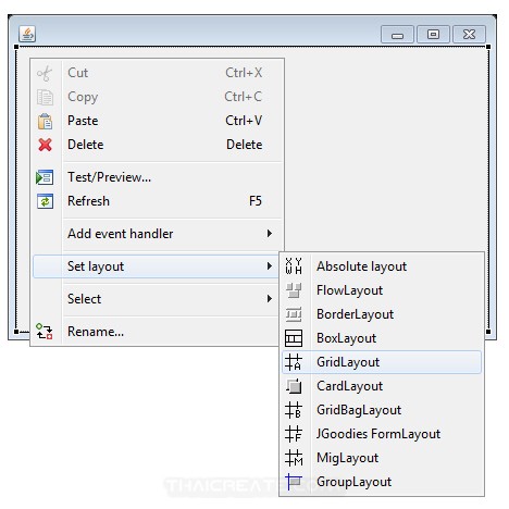 Java GUI Layout