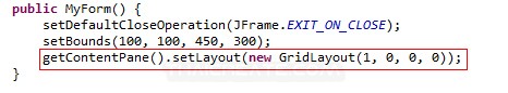 Java GUI Layout Java GUI Layout