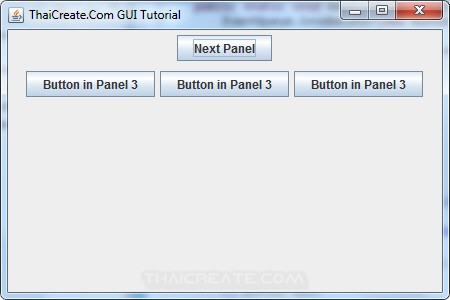 Java Card Layout (CardLayout)