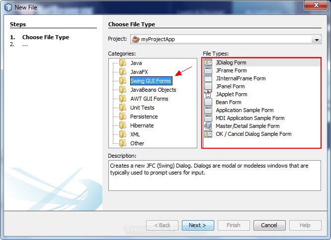 Netbeans : สร้าง Java GUI ด้วย Netbeans สร้าง Application แบบ Graphic ...