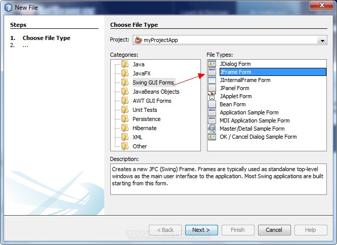 Netbeans : สร้าง Java GUI ด้วย Netbeans สร้าง Application แบบ Graphic ...