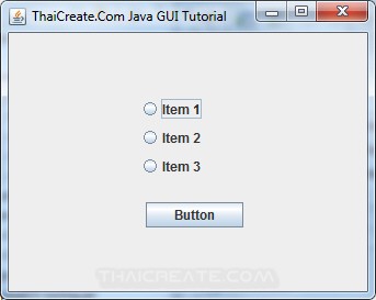 Java Button Group (ButtonGroup)
