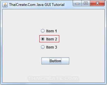 Java Button Group (ButtonGroup)