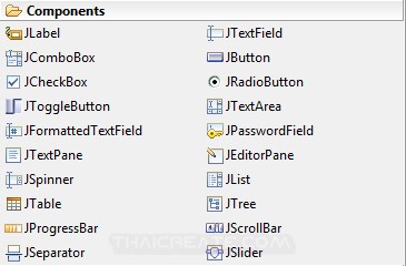 Java GUI Swing Controls (Component)