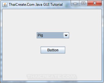 Java ComboBox (JComboBox) - Swing Example