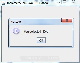 Java ComboBox (JComboBox) - Swing Example