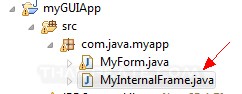 Java Desktop Pane (JDesktopPane) - Swing Example