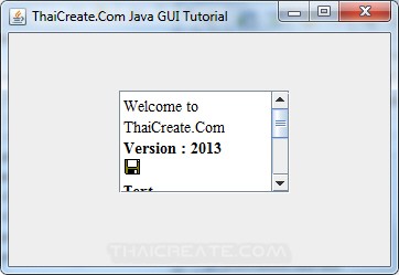 Java Jeditorpane Java Swing Java Tutorial