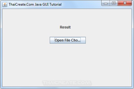 Java Swing and File Chooser (JFileChooser)