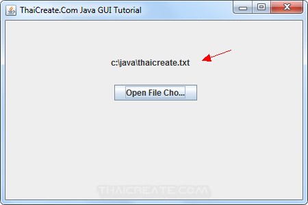 Java Swing and File Chooser (JFileChooser)