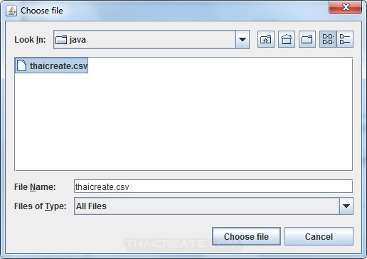 Java Swing and File Chooser (JFileChooser)