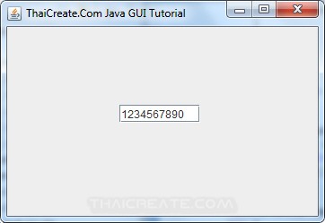 Java Formatted TextField (JFormattedTextField)