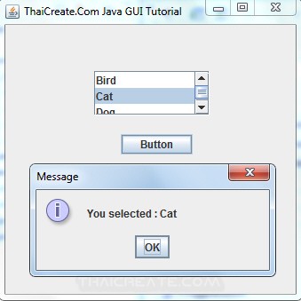 Java List (JList)