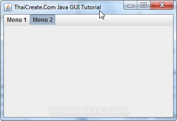 Java Menu (JMenu) - Swing Example