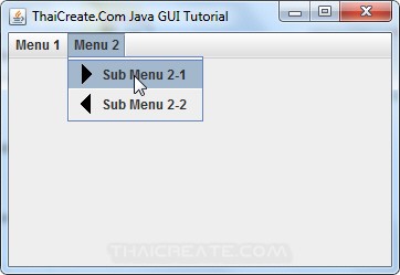 Java Menu (JMenu)