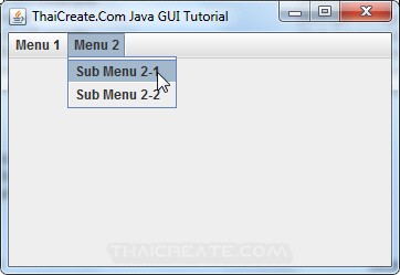 Java MenuBar (JMenuBar)