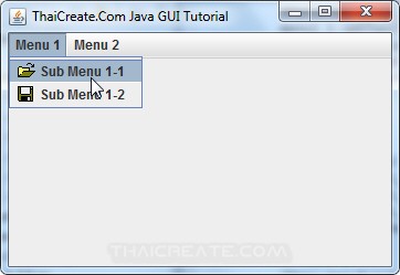 Java MenuBar (JMenuBar)