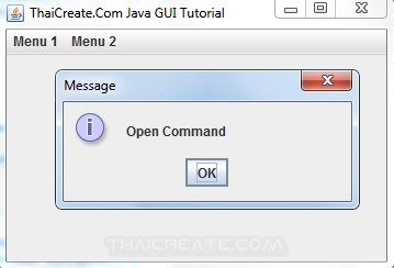 Java MenuBar (JMenuBar)