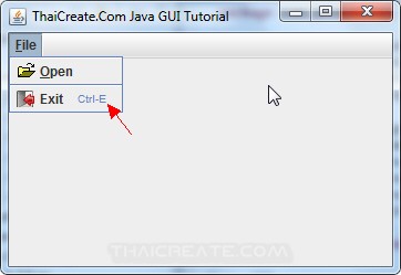 Java MenuBar (JMenuBar)