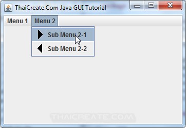 Java Menu Item (JMenuItem)