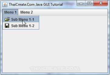 Java Menu Item (JMenuItem)