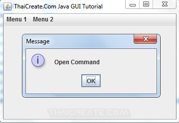 Java Menu Item (JMenuItem)