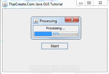 Java Progress Bar (JProgressBar)