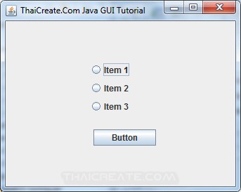 Java Radio Button (JRadioButton)