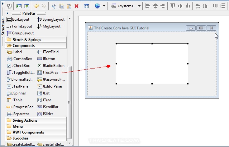 Java Scroll Pane (JScrollPane)