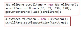 Java Scroll Pane (JScrollPane) Java Scroll Pane (JScrollPane)