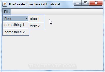 Java Separator (JSeparator)
