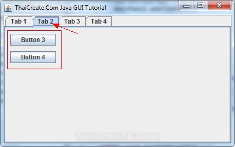 Java Tabbed Pane (JTabbedPane)