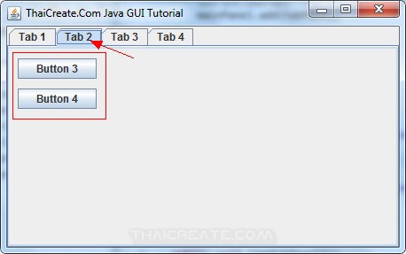 Java Tabbed Pane (JTabbedPane) - Swing Example