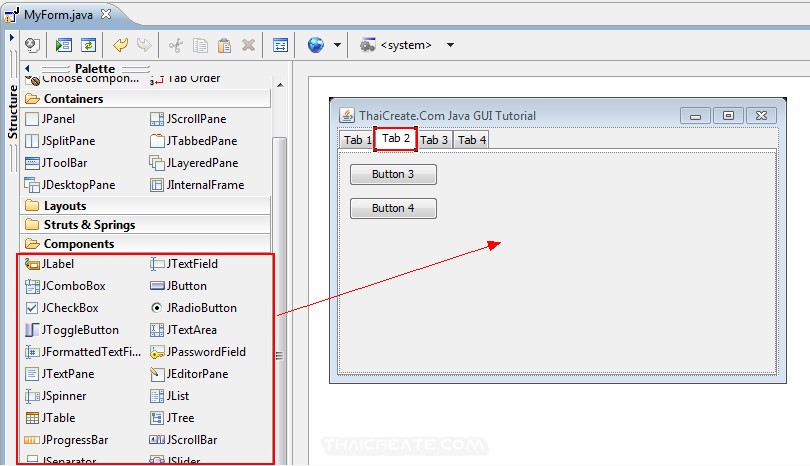How To Use Tabbed Panes The Java Tutorials Gt Creating A