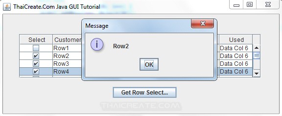 Java Table (JTable)