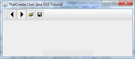Java Tool Bar (JToolBar) - Swing Example