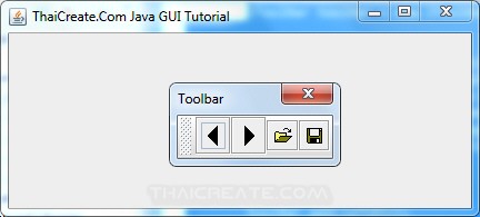 Java Tool Bar (JToolBar)