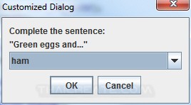 Java GUI Dialog MessageBox Java GUI Dialog MessageBox