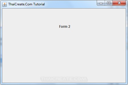 Java GUI Multi Form