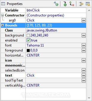 Java GUI WindowBuilder