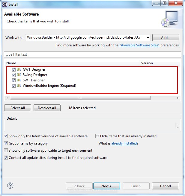 Java GUI WindowsBuilder Java GUI WindowsBuilder