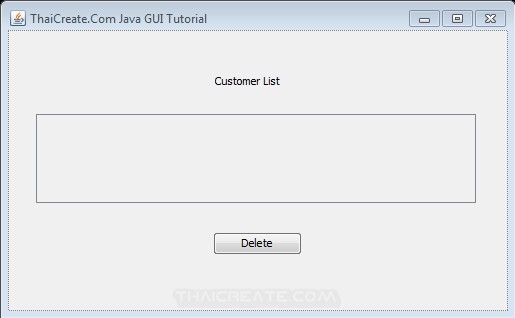 Java GUI Delete Multiple Records using Checkbox