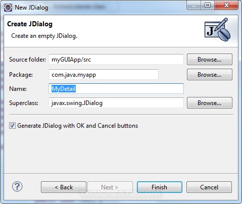 Java GUI Show Master-Detail from Database